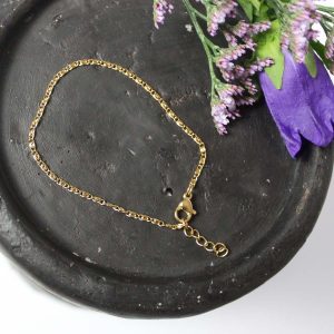 Armband Romeinse schakel Goud