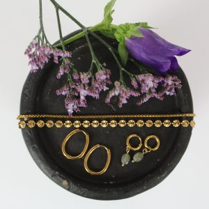 Armband Venetiaanse schakel Goud