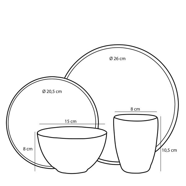 Tabo Serviesset 4 Persoons - Groen - Image 7