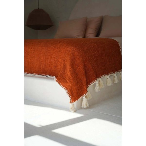 De Stitch Bedsprei - Terracotta - Image 2