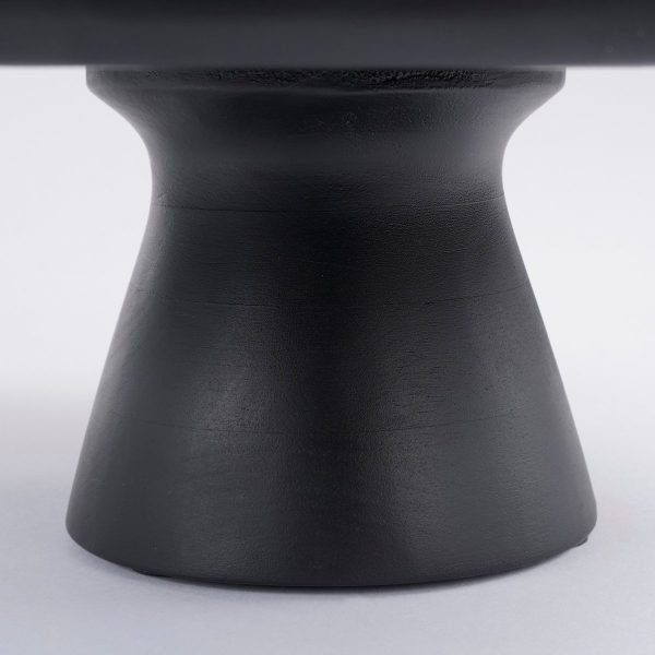 Tallo Taartplateau - H10 x Ø30 cm - 100% FSC Mangohout - Zwart - Image 3