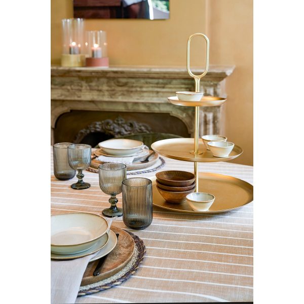 Rama Etagere 3 Laags - L38 x B38 x H55 cm - Metaal - Goud - Image 4