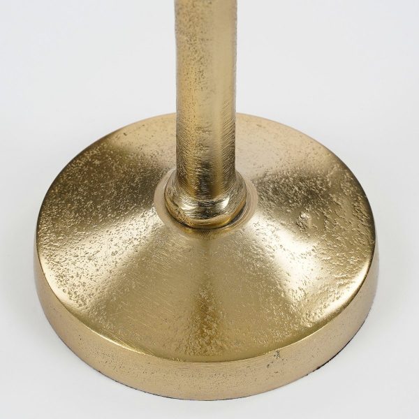 Canto Kandelaar - H30 x Ø9 cm - Aluminium - Goud - Image 4