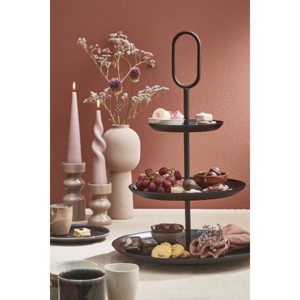 Rama Etagère 3 Laags - H55 x Ø38 cm - Metaal - Zwart - Image 5