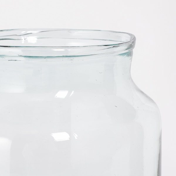 Vienne Vaas - H30 x Ø18 cm - Gerecycled Glas - Transparant - Image 2