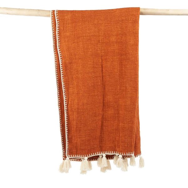 De Stitch Bedsprei - Terracotta - Image 7